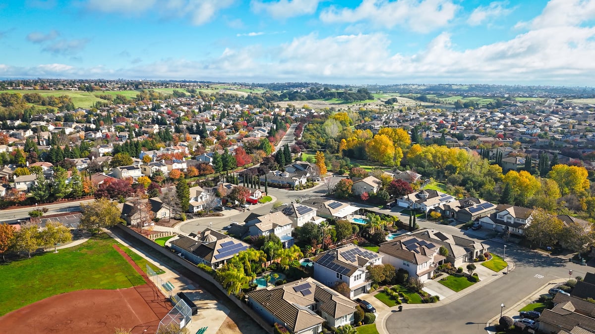 California residential neighborhood rental property investment